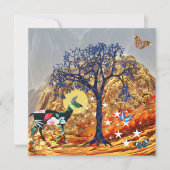 Zauberbaum Karte (Vorderseite)