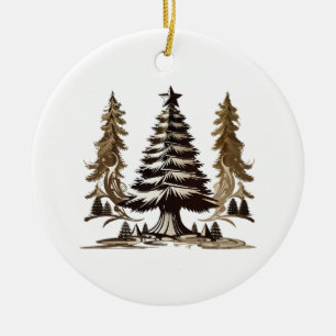 Zauberbaum Keramik Ornament