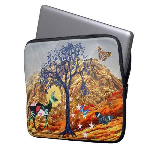 Zauberbaum Laptopschutzhülle (Vorderseite Links)