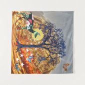 Zauberbaum Wandteppich (Vorderseite (Horizontal))