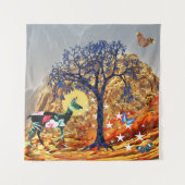 Zauberbaum Wandteppich (Vorderseite)