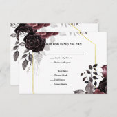 Zauberblüte RSVP Karte (Vorne/Hinten)