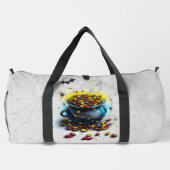 Zauberbohnen Cauldron Halloween Verzauberter Duffle Bag (Rückseite)