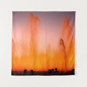 Zauberbrunnen von Montjuic, Barcelona, Spanien. Ni Wandteppich