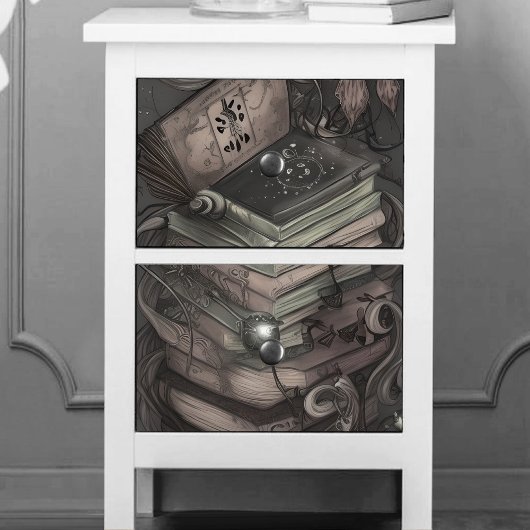 Zauberbuch-Abstrakte Massivmalerei Seidenpapier