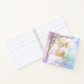 Zauberbuch für traumhafte Wolken und Sterne Notizblock (Innenseite)