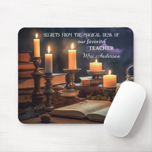 Zauberbuch Lehrer Mousepad (Mit Mouse)