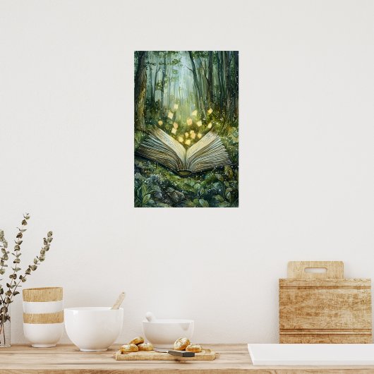 Zauberbuch Poster (Küche)