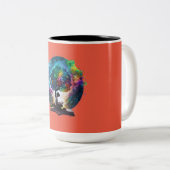 Zauberbuch Zweifarbige Tasse (VorderseiteRechts)