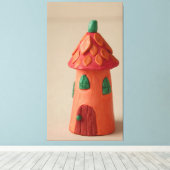 Zauberdorf Leinwanddruck (Insitu (Holzboden))