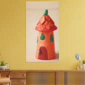 Zauberdorf Leinwanddruck (Insitu (Wohnzimmer))