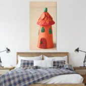 Zauberdorf Leinwanddruck (Insitu (Schlafzimmer))