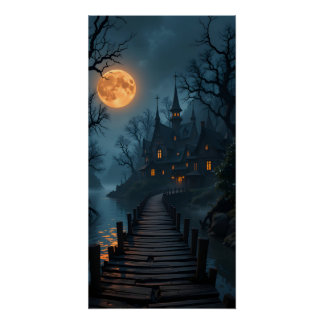 Zauberdorf Moonlit Poster