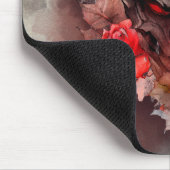 Zauberei | Rotes Mit Augen Smoky-Demon-Tier mit Ro Mousepad (Ecke)