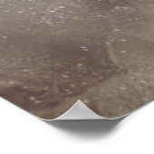 Zauberei | Rotes Mit Augen Smoky-Demon-Tier mit Ro Poster (Ecke)