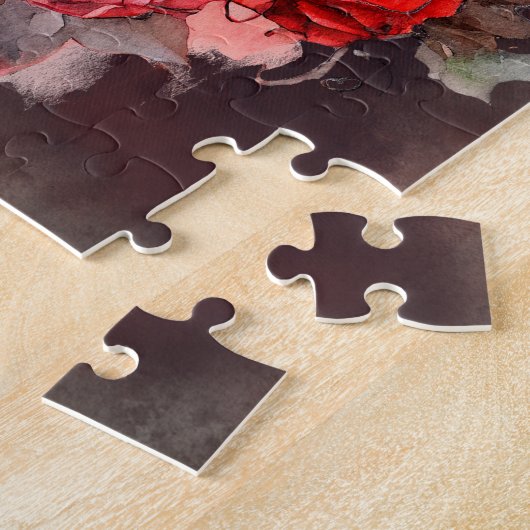 Zauberei | Rotes Mit Augen Smoky-Demon-Tier mit Ro Puzzle (Seite)