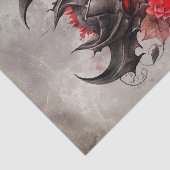 Zauberei | Rotes Mit Augen Smoky-Demon-Tier mit Ro Seidenpapier (Ausschnitt)