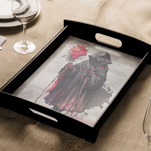 Zauberei | Shadowy Dark Hexe glühende rote Augen Seidenpapier