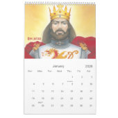 Zauberei: Streitreiche arthurische Legenden Kalender (Jan 2026)