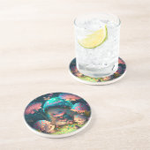 Zauberelf Momente Getränkeuntersetzer (Seite)