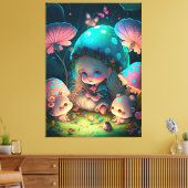 Zauberelf Momente Leinwanddruck (Insitu (Wohnzimmer))