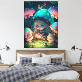 Zauberelf Momente Leinwanddruck (Insitu (Schlafzimmer))