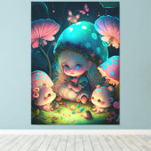 Zauberelf Momente Leinwanddruck (Insitu (Holzboden))