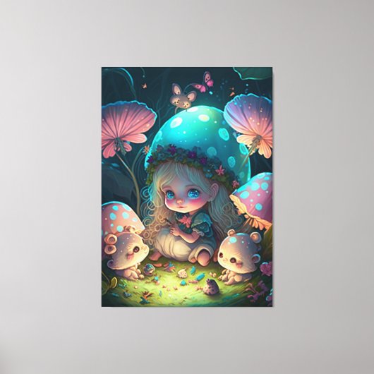 Zauberelf Momente Leinwanddruck (Vorderseite)