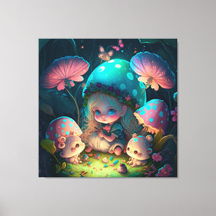 Zauberelf Momente Leinwanddruck