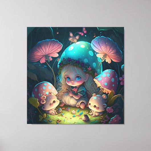 Zauberelf Momente Leinwanddruck (Vorderseite)