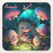 Zauberelf Momente Rechteckiger Pappuntersetzer (Vorderseite)