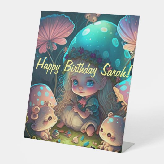 Zauberelf Momente Sockelschild (Vorderseite)