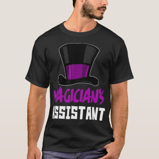Zauberer-Assistent Topfhut T-Shirt (Vorderseite)