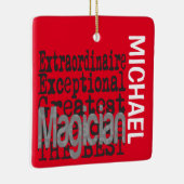 Zauberer Außerordentlicher CUSTOM Keramikornament (Rechts)