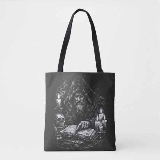 Zauberer beim Studium des Grimoire — von BurnsInHe Tasche (Vorderseite)