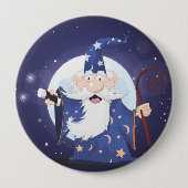 Zauberer Button (Vorderseite)
