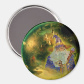 Zauberer der Nacht Magnet (Vorderseite/Rückseite)