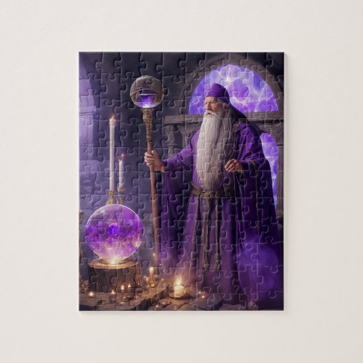 Zauberer des Jigsaw-Puzzles der Ewigen Zeit Puzzle (Vertikal)