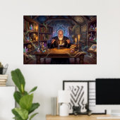 Zauberer des kraftvollen Minimalismus Poster (Heimbüro)