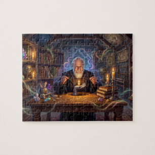 Zauberer des kraftvollen Minimalismus Puzzle