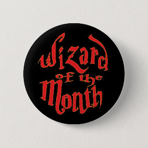 Zauberer des Monats Button