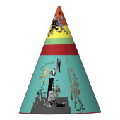 Zauberer des OZ Authentic Illustrations-Party | Partyhütchen (Vorderseite)