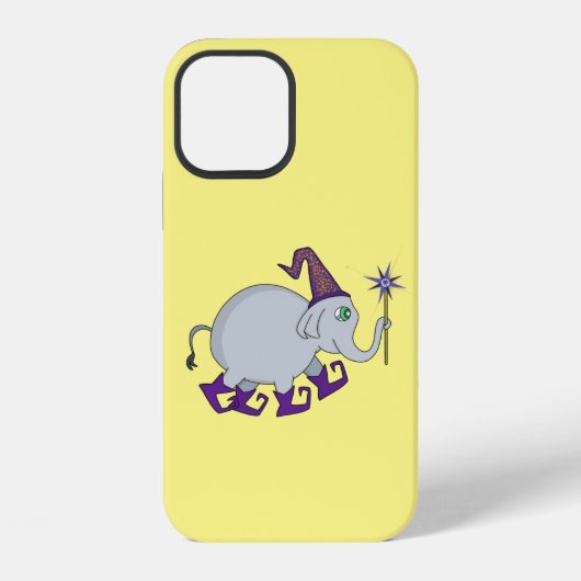 Zauberer Elefant iPhone Hülle (Rückseite)
