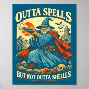 Zauberer Fantasy ohne Zauber aber nicht ohne Grana Poster