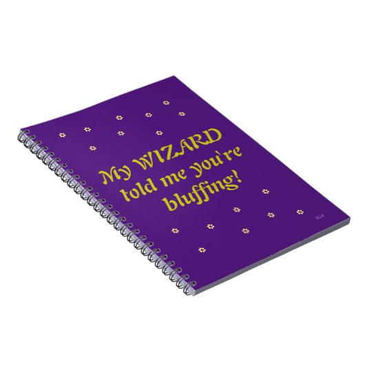 Zauberer-Foto Notizblock (Rechte Seite)