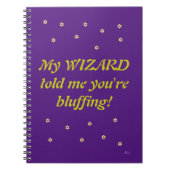 Zauberer-Foto Notizblock (Vorderseite)