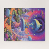 Zauberer Fungi: Eine farbenfrohe Reise Puzzle (Horizontal)