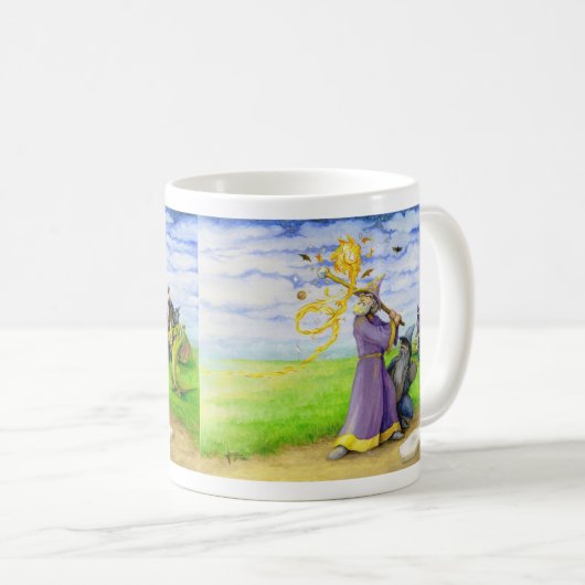 Zauberer für Bat Kaffeetasse (VorderseiteRechts)
