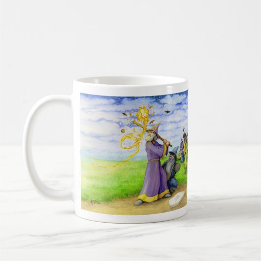 Zauberer für Bat Kaffeetasse (Links)