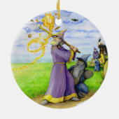 Zauberer für Bat Keramik Ornament (Hinten)